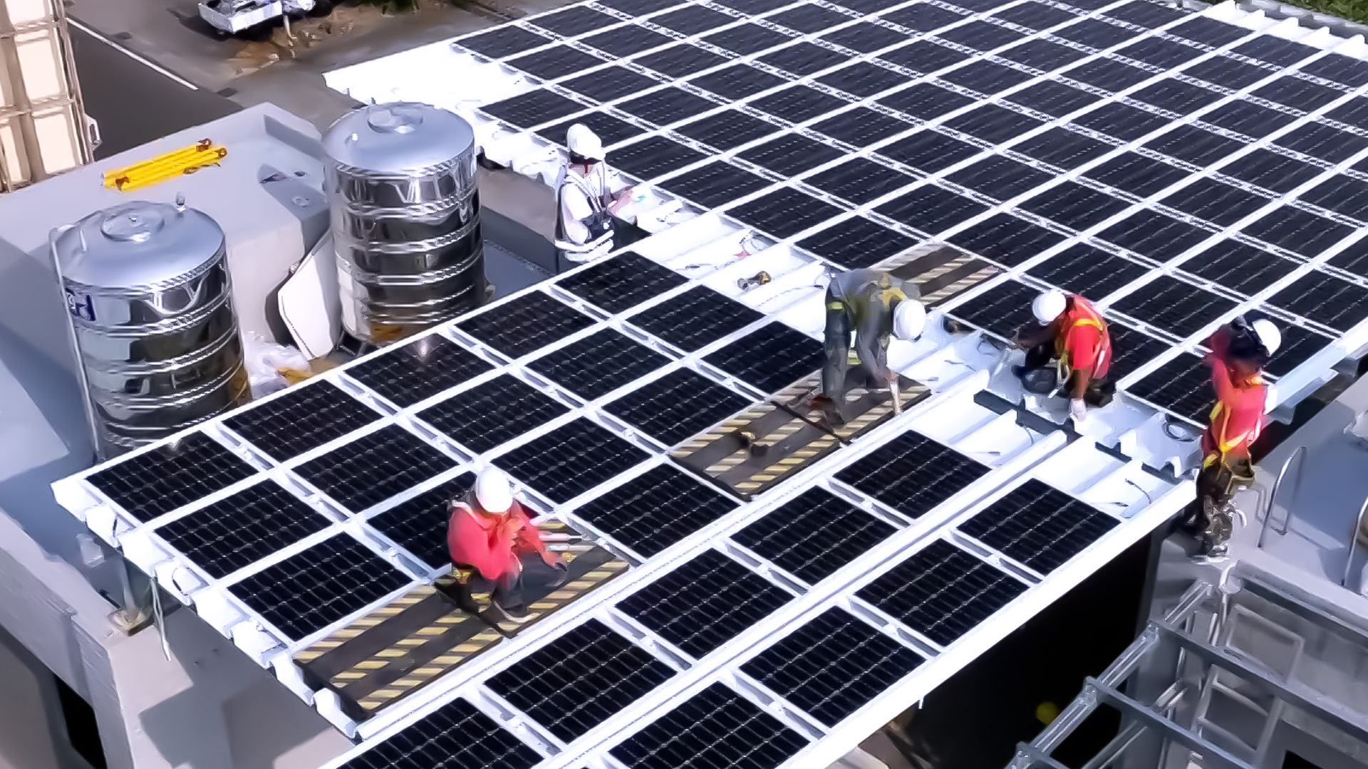 AUO is committed to the development of alternative energy and focuses on the R&D of manufacturing processes, equipment, and products related to solar cells, solar modules and photovoltaic corrugated roofing sheets. Notably, AUO&rsquo;s building-integrated PV corrugated sheets minimize the need for traditional metal mounts and enhances weather durability, allowing for broader applications across various domains and supporting the construction of net-zero carbon emission buildings