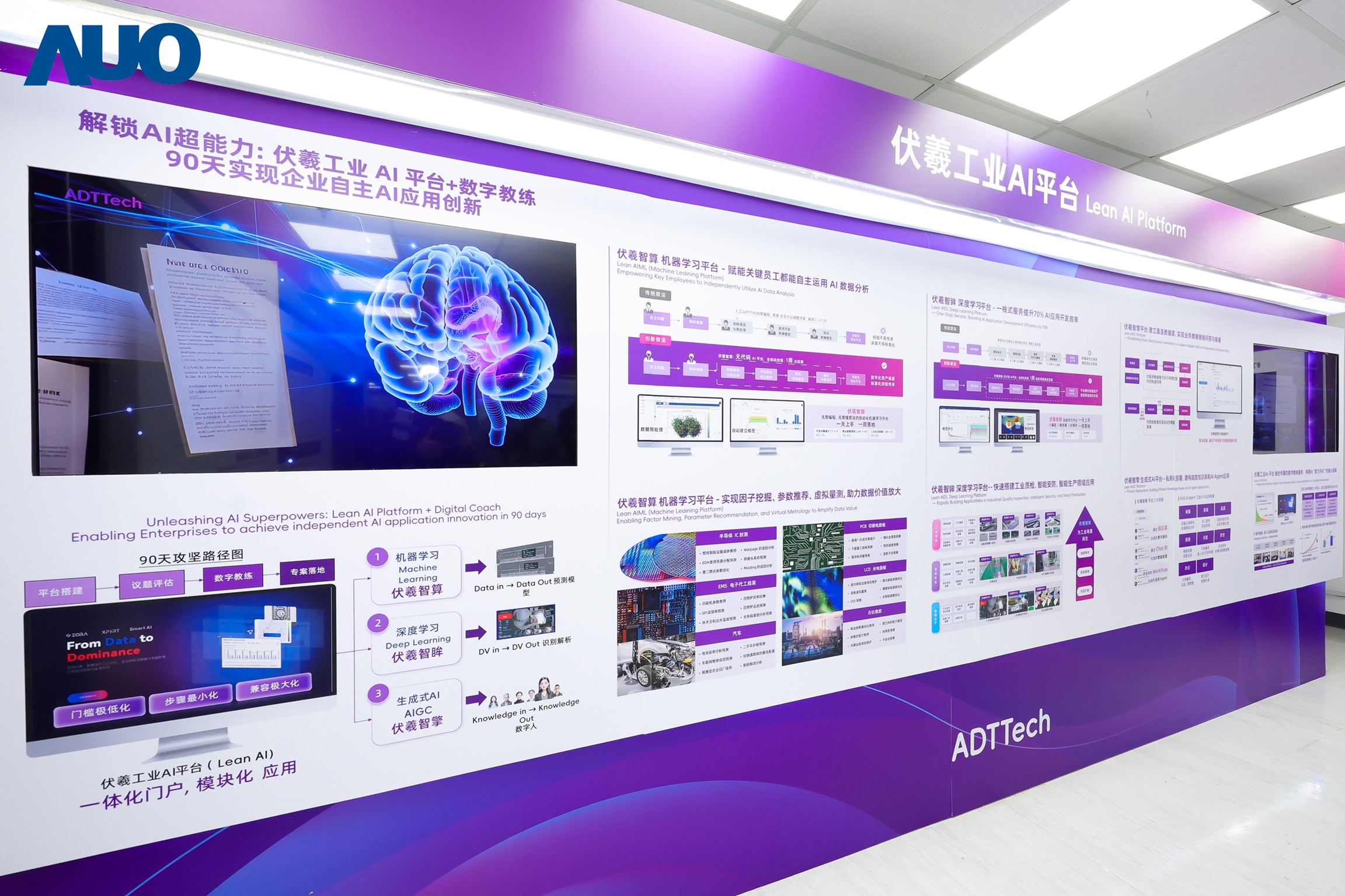 jinnian金年会历年来丰硕的智造经验与成果，进一步由子公司达智汇向外部输出，转化为可落地、可持续进化的数字解决方案，依托自主研发的数字平台与AI模型，至今已服务超过千家企业