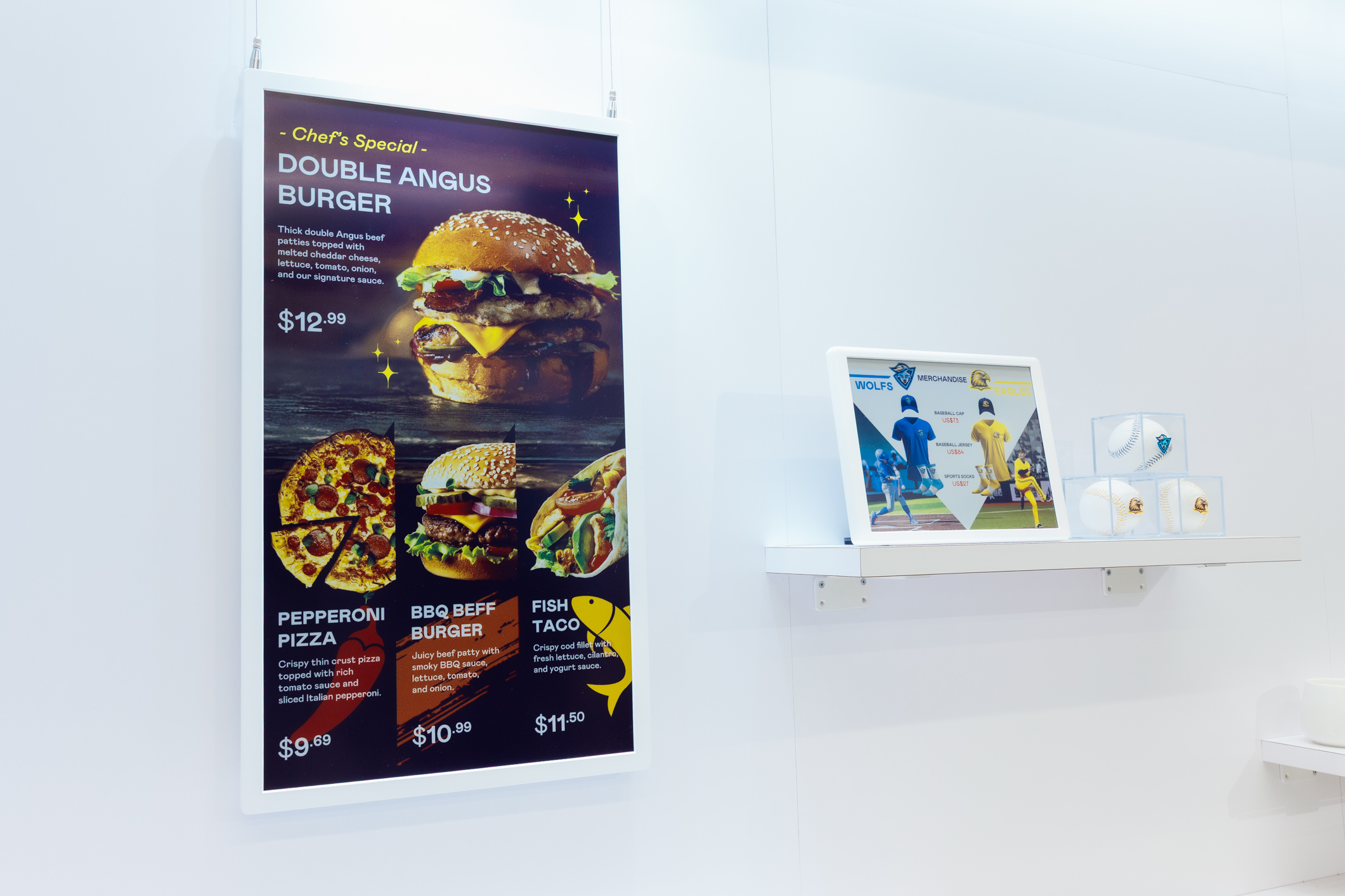 ADP showcases aecoPost, a low-power, full-color ePaper solution that consumes only minimal power during content updates. Its cordless design enables flexible deployment and placement. When paired with the aecoTag electronic shelf label solution, it supports centralized control of in-store digital signage and shelf labels to enable remote, dynamic pricing—enhancing workforce efficiency and supporting sustainability via paperless operations.