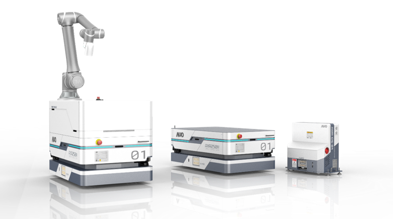 友達數位開發的自主式移動機器人（AMR250M），搭配全向輪並結合AI演算法、2D LiDAR、3D攝影機等技術，協助客戶實現產線全自動化